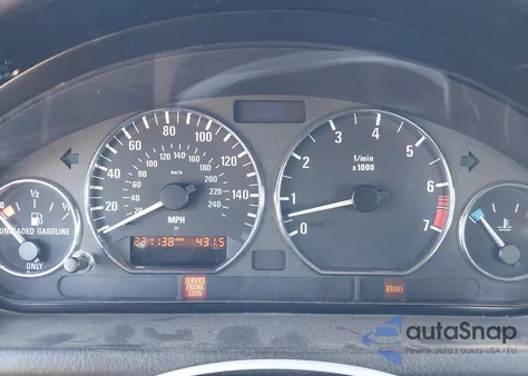 2002 BMW Z3 2.5I z USA, uszkodzony, nr VIN 4USCN33472LM05394